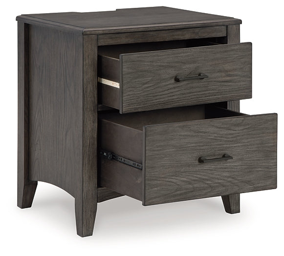 Montillan California King Panel Bed with Mirrored Dresser, Chest and 2 Nightstands Signature Design by Ashley®