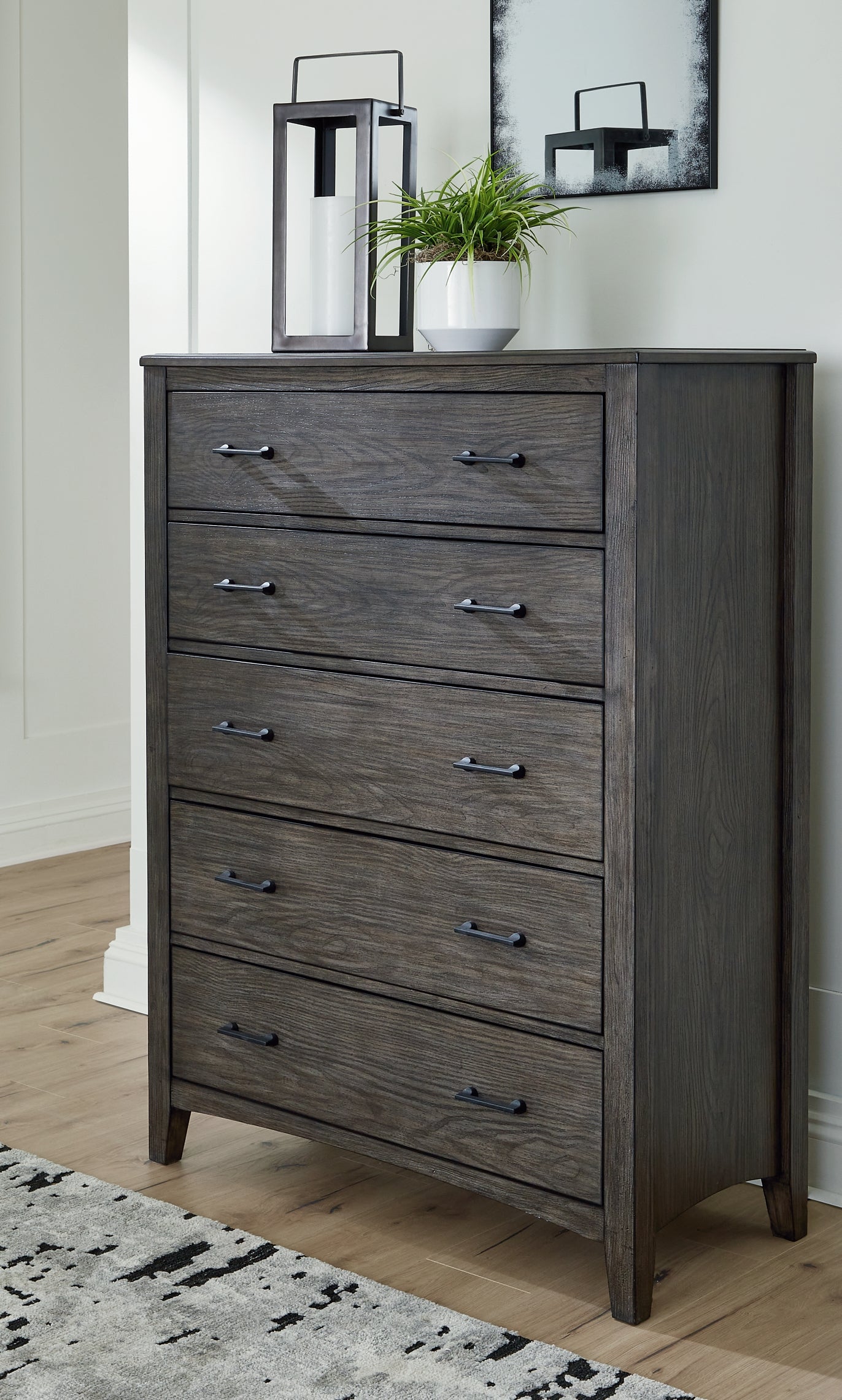 Montillan California King Panel Bed with Mirrored Dresser, Chest and 2 Nightstands Signature Design by Ashley®