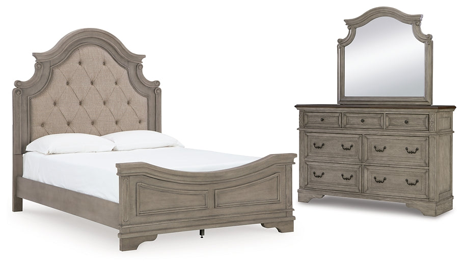 Lodenbay Queen Panel Bed with Mirrored Dresser Signature Design by Ashley®