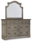 Lodenbay Queen Panel Bed with Mirrored Dresser Signature Design by Ashley®