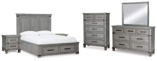 Russelyn Queen Storage Bed with Mirrored Dresser, Chest and 2 Nightstands Signature Design by Ashley®