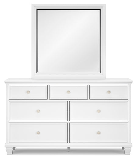 Fortman Full Panel Bed with Mirrored Dresser, Chest and 2 Nightstands Signature Design by Ashley®