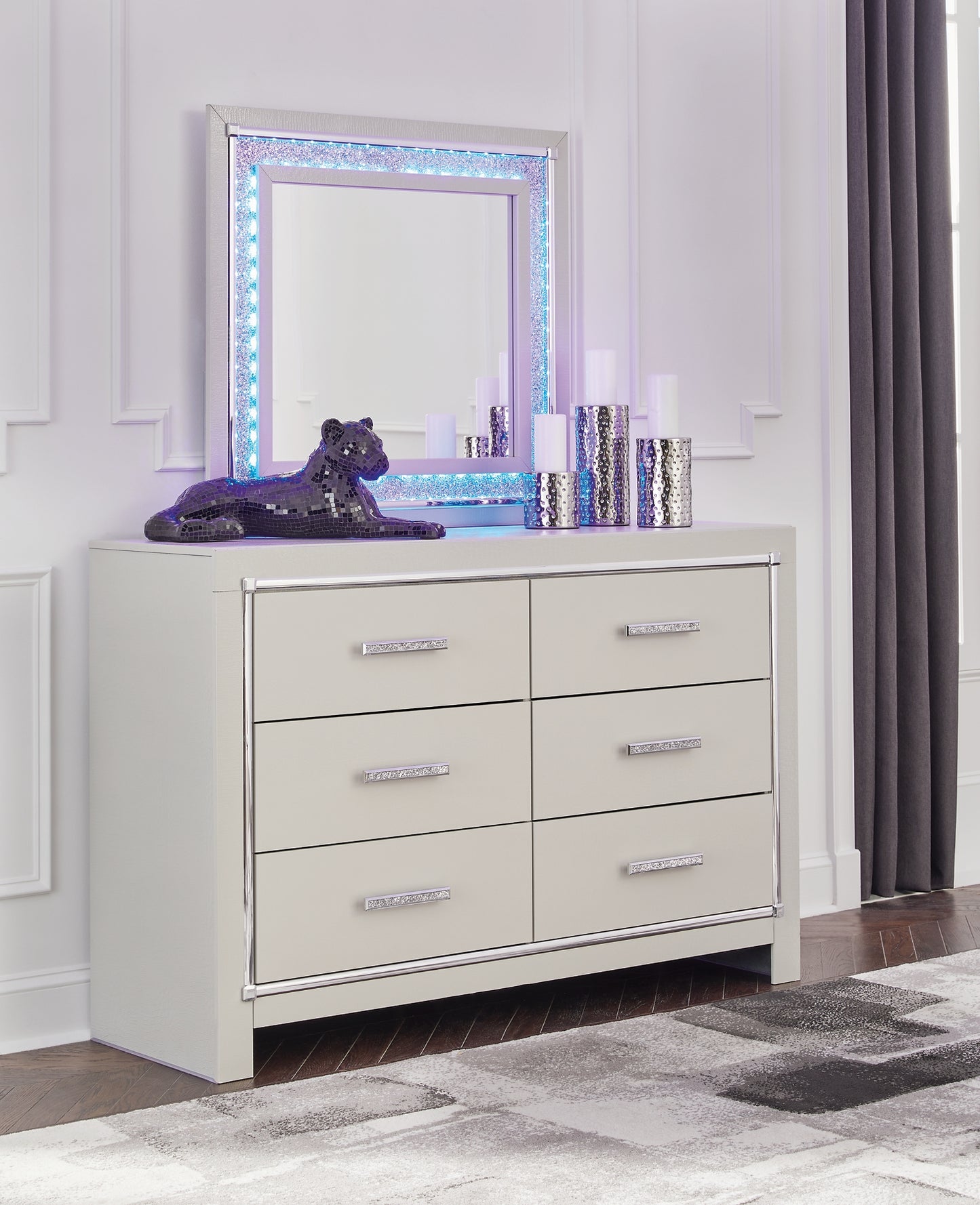 Zyniden Dresser and Mirror Signature Design by Ashley®