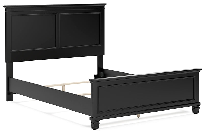 Lanolee Queen Panel Bed with Mirrored Dresser and Chest Signature Design by Ashley®