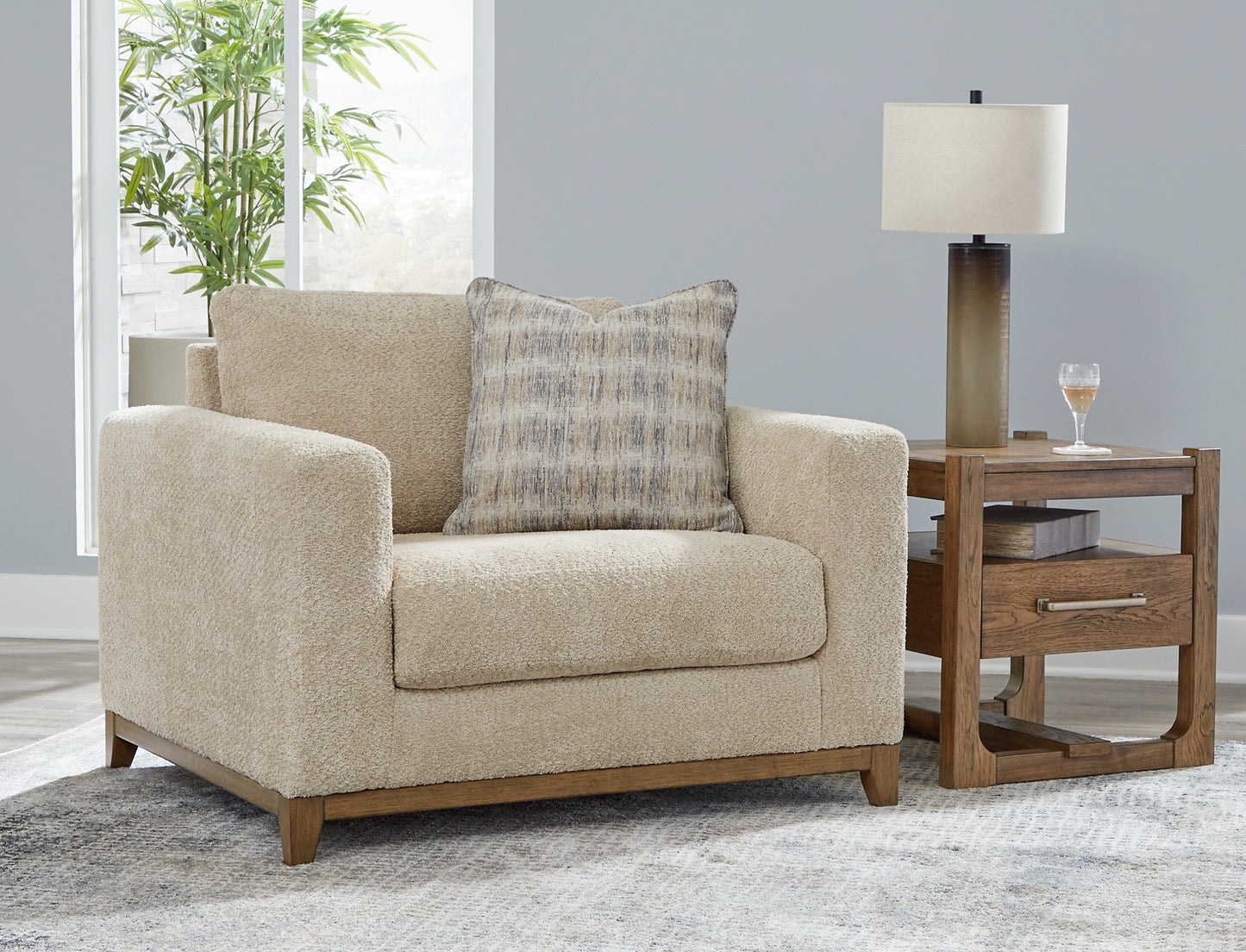 Parklynn Chair and Ottoman Signature Design by Ashley®