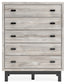 Vessalli King Panel Headboard with Mirrored Dresser and Chest Signature Design by Ashley®