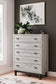 Vessalli King Panel Headboard with Mirrored Dresser and Chest Signature Design by Ashley®