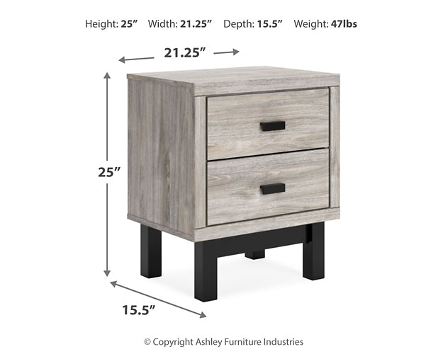 Vessalli King Panel Headboard with Mirrored Dresser, Chest and Nightstand Signature Design by Ashley®