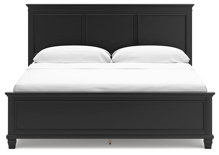 Lanolee California King Panel Bed with Mirrored Dresser and 2 Nightstands Signature Design by Ashley®