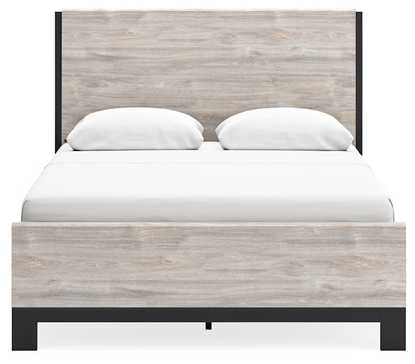 Vessalli Queen Panel Bed with Mirrored Dresser, Chest and Nightstand Signature Design by Ashley®