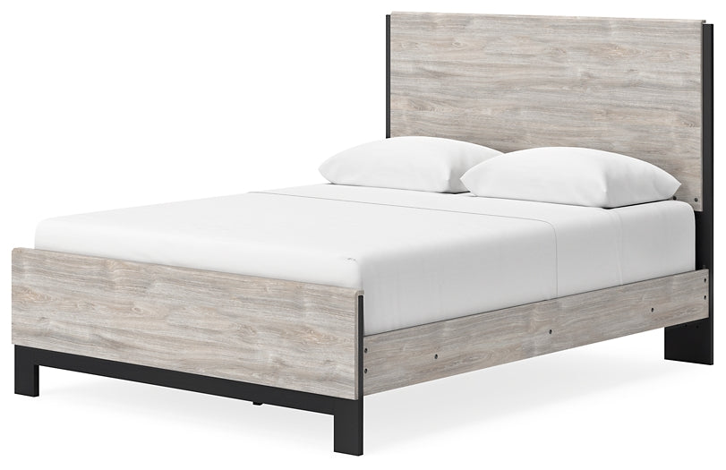 Vessalli Queen Panel Bed with Mirrored Dresser and 2 Nightstands Signature Design by Ashley®