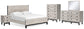 Vessalli King Panel Bed with Mirrored Dresser, Chest and Nightstand Signature Design by Ashley®