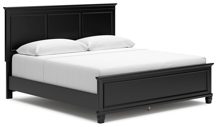 Lanolee King Panel Bed with Mirrored Dresser, Chest and Nightstand Signature Design by Ashley®