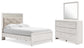 Altyra Full Panel Bed with Mirrored Dresser Signature Design by Ashley®