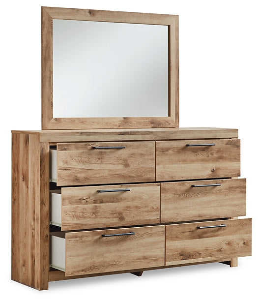 Hyanna Queen Panel Bed with Mirrored Dresser and Nightstand Signature Design by Ashley®