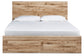 Hyanna Queen Panel Storage Bed with Mirrored Dresser and 2 Nightstands Signature Design by Ashley®