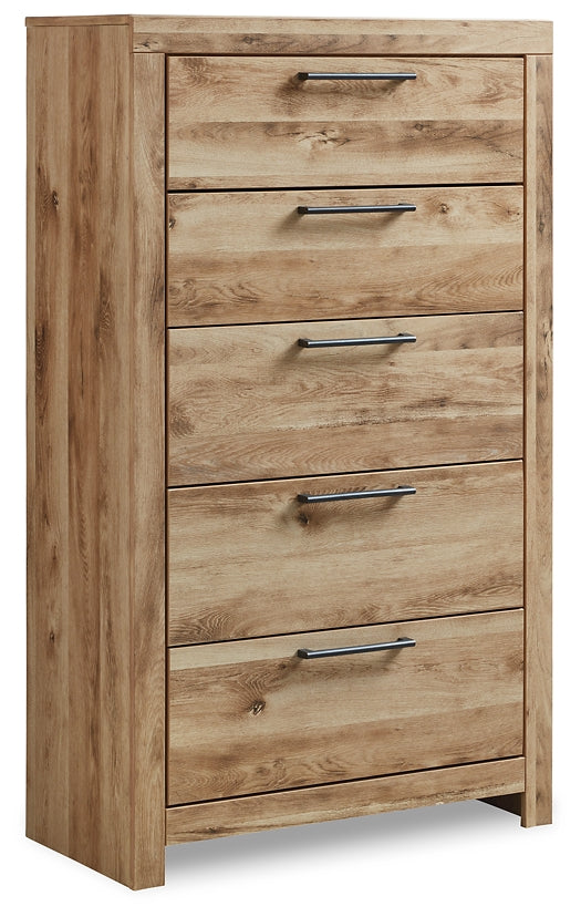 Hyanna Queen Panel Storage Bed with Mirrored Dresser and Chest Signature Design by Ashley®