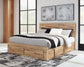 Hyanna Queen Panel Storage Bed with Mirrored Dresser Signature Design by Ashley®