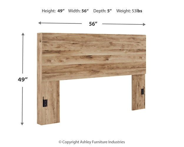 Hyanna Full Panel Headboard with Mirrored Dresser Signature Design by Ashley®