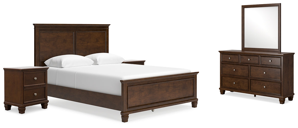 Danabrin Queen Panel Bed with Mirrored Dresser and 2 Nightstands Signature Design by Ashley®