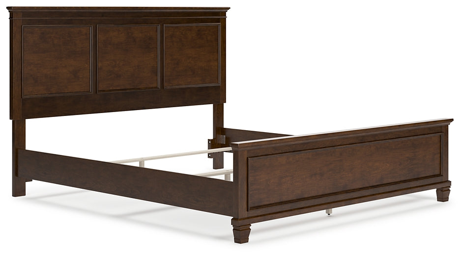 Danabrin California King Panel Bed with Mirrored Dresser and Chest Signature Design by Ashley®