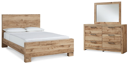 Hyanna King Panel Bed with Mirrored Dresser Signature Design by Ashley®