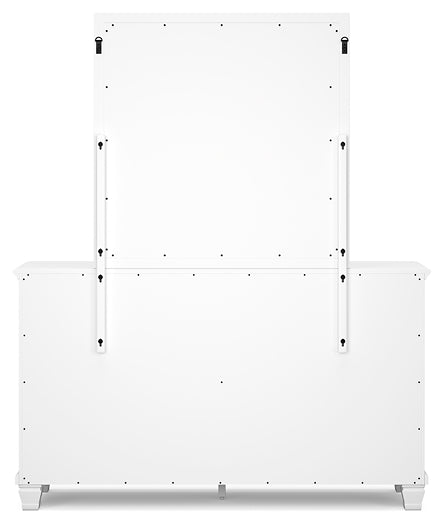 Fortman Twin Panel Bed with Mirrored Dresser and Chest Signature Design by Ashley®