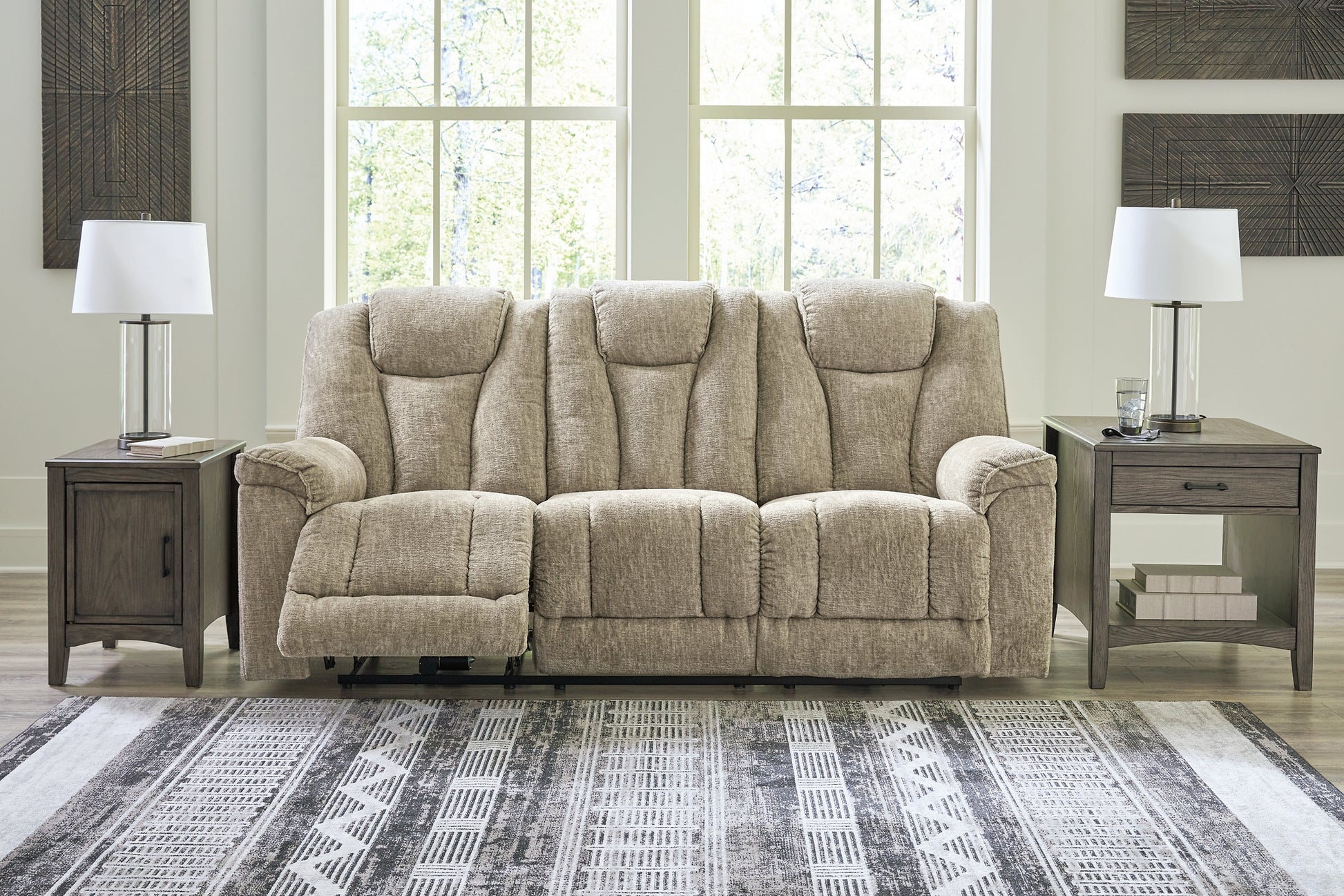 Hindmarsh PWR REC Sofa with ADJ Headrest Signature Design by Ashley®