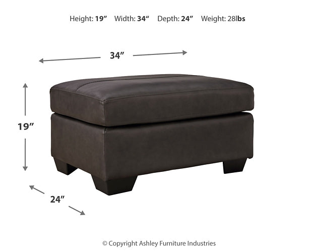 Belziani Chair and Ottoman Signature Design by Ashley®