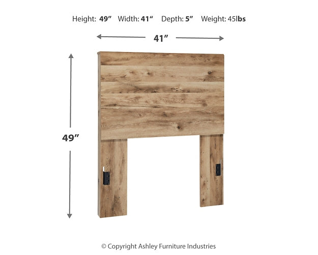 Hyanna Twin Panel Headboard with Mirrored Dresser Signature Design by Ashley®