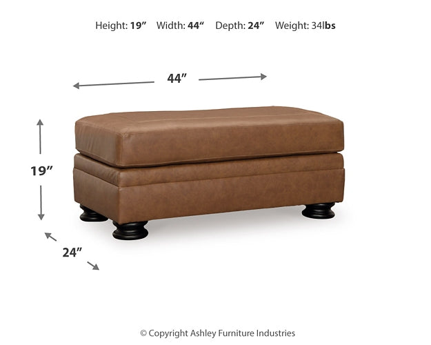 Carianna Chair and Ottoman Signature Design by Ashley®