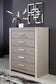 Surancha Queen Poster Bed with Mirrored Dresser and Chest Signature Design by Ashley®