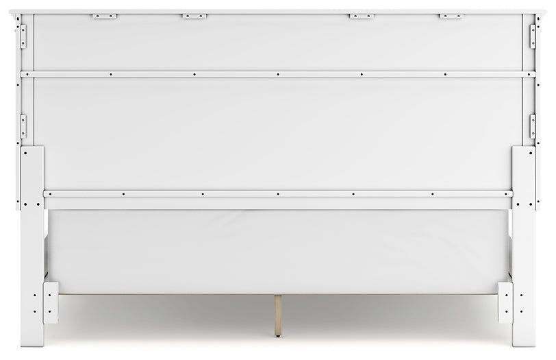 Fortman California King Panel Bed with Mirrored Dresser and Chest Signature Design by Ashley®