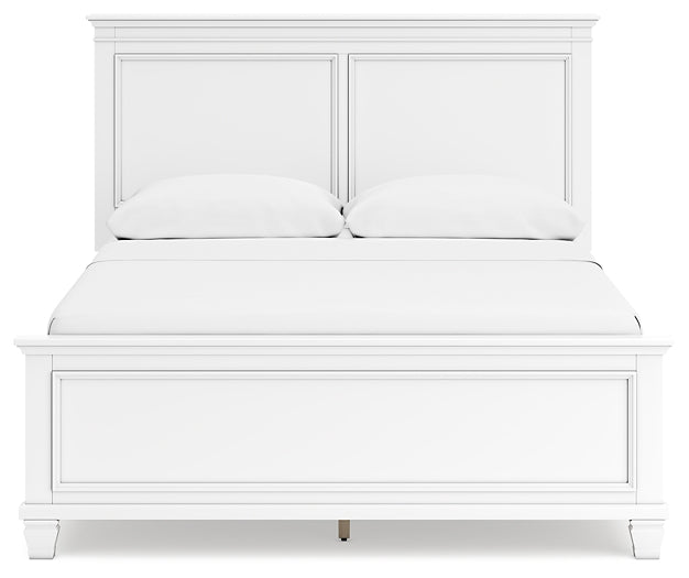 Fortman Queen Panel Bed with Mirrored Dresser and 2 Nightstands Signature Design by Ashley®