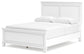 Fortman Queen Panel Bed with Mirrored Dresser and 2 Nightstands Signature Design by Ashley®