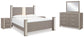 Surancha King Poster Bed with Mirrored Dresser and 2 Nightstands Signature Design by Ashley®