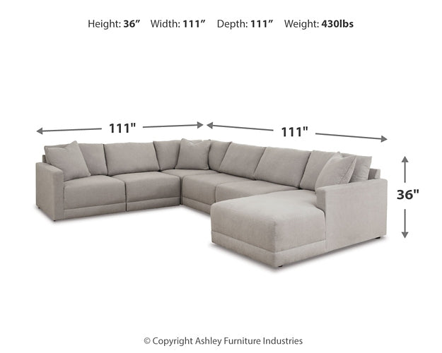 Katany 6-Piece Sectional with Chaise Benchcraft®