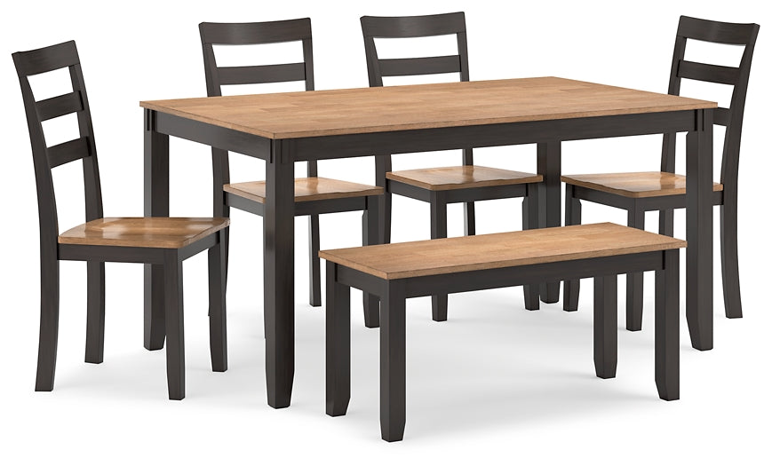 Gesthaven Dining Room Table Set (6/CN) Signature Design by Ashley®