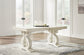 Arlendyne Dining Table and 4 Chairs with Storage Signature Design by Ashley®