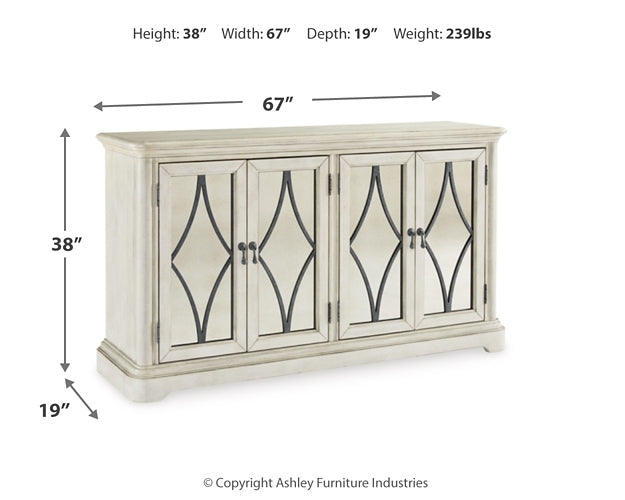 Arlendyne Dining Table and 4 Chairs with Storage Signature Design by Ashley®