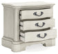 Arlendyne King Upholstered Bed with Mirrored Dresser and Nightstand Signature Design by Ashley®