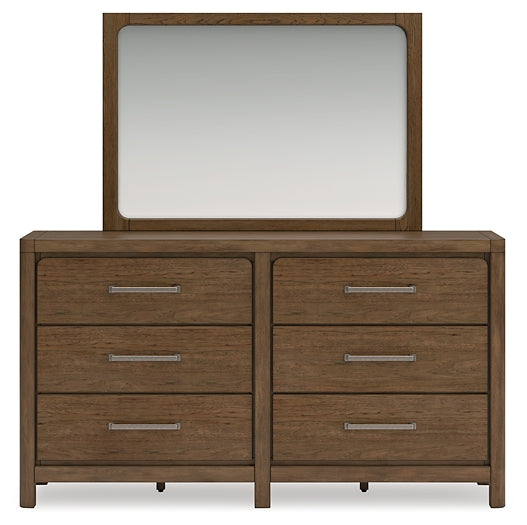 Cabalynn California King Panel Bed with Storage with Mirrored Dresser and 2 Nightstands Signature Design by Ashley®