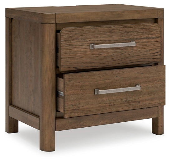 Cabalynn California King Panel Bed with Storage with Mirrored Dresser and 2 Nightstands Signature Design by Ashley®