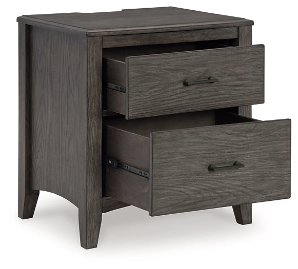 Montillan King Panel Bed with Mirrored Dresser and 2 Nightstands Signature Design by Ashley®