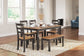 Gesthaven Dining Room Table Set (6/CN) Signature Design by Ashley®