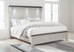 Darborn King Panel Bed with Mirrored Dresser, Chest and Nightstand Signature Design by Ashley®