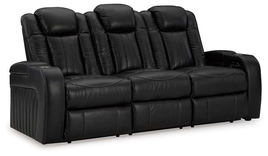 Caveman Den PWR REC Sofa with ADJ Headrest Signature Design by Ashley®