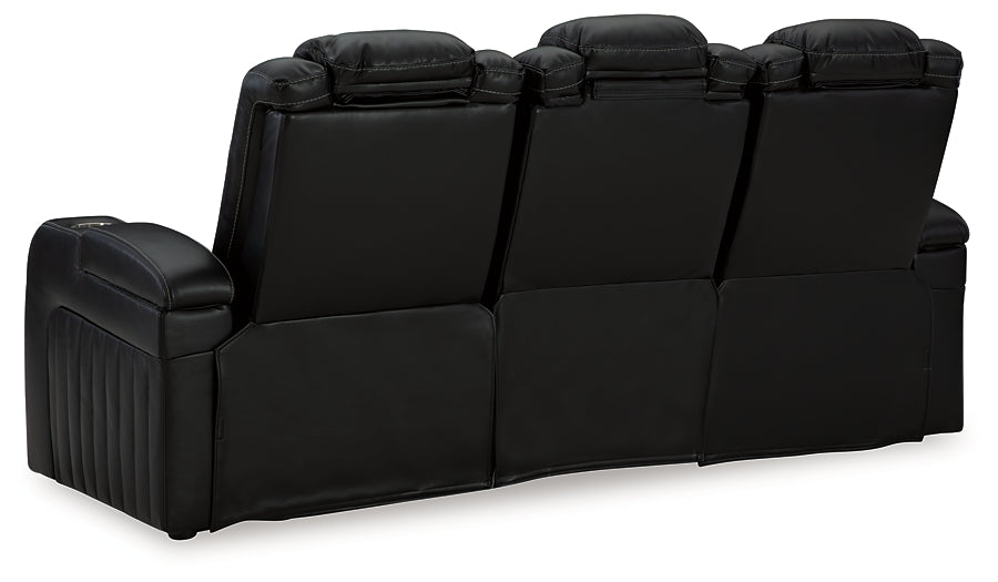 Caveman Den PWR REC Sofa with ADJ Headrest Signature Design by Ashley®