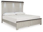 Darborn King Panel Bed with Mirrored Dresser and 2 Nightstands Signature Design by Ashley®