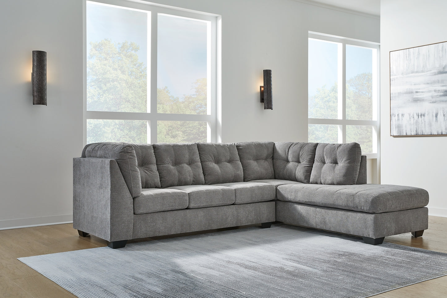 Marleton 2-Piece Sectional with Ottoman Signature Design by Ashley®